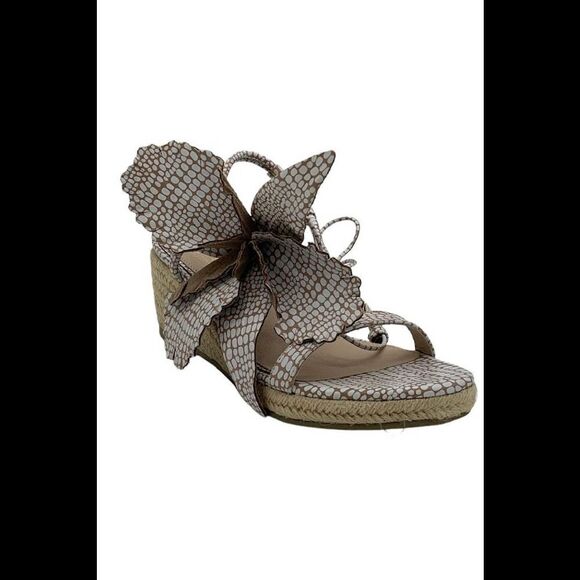 Cecelia New York Espadrille Wedges Spotted Frose - Medium - Picture 1 of 3